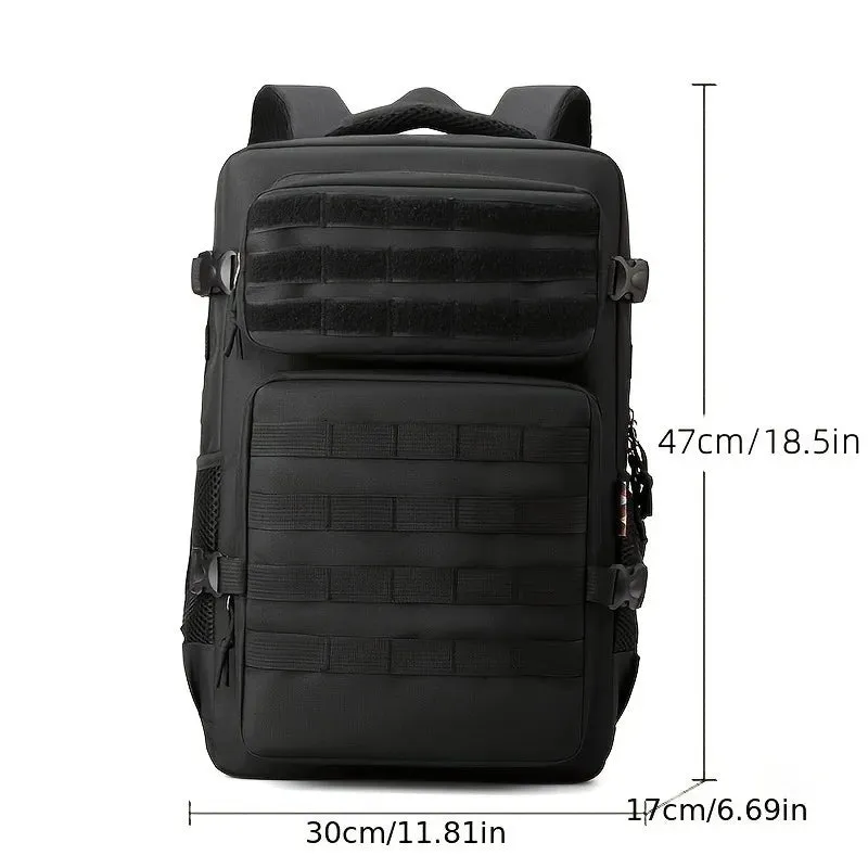 1 Pc Men's Camouflage Backpack, Hiking And Camping Backpack, LargeCapacity Multi-layer Outdoor Sports Backpack