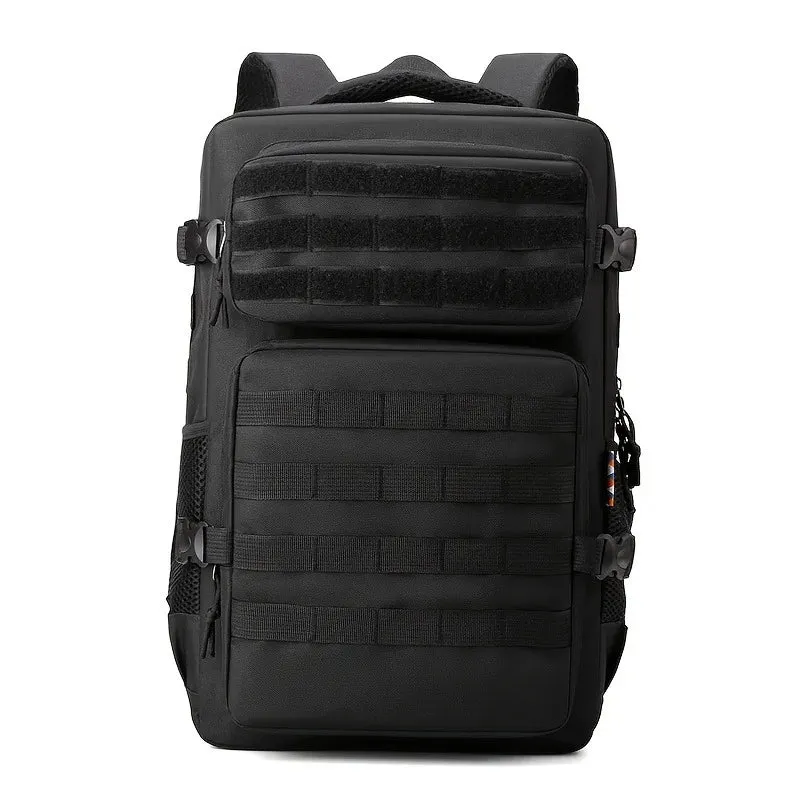 1 Pc Men's Camouflage Backpack, Hiking And Camping Backpack, LargeCapacity Multi-layer Outdoor Sports Backpack