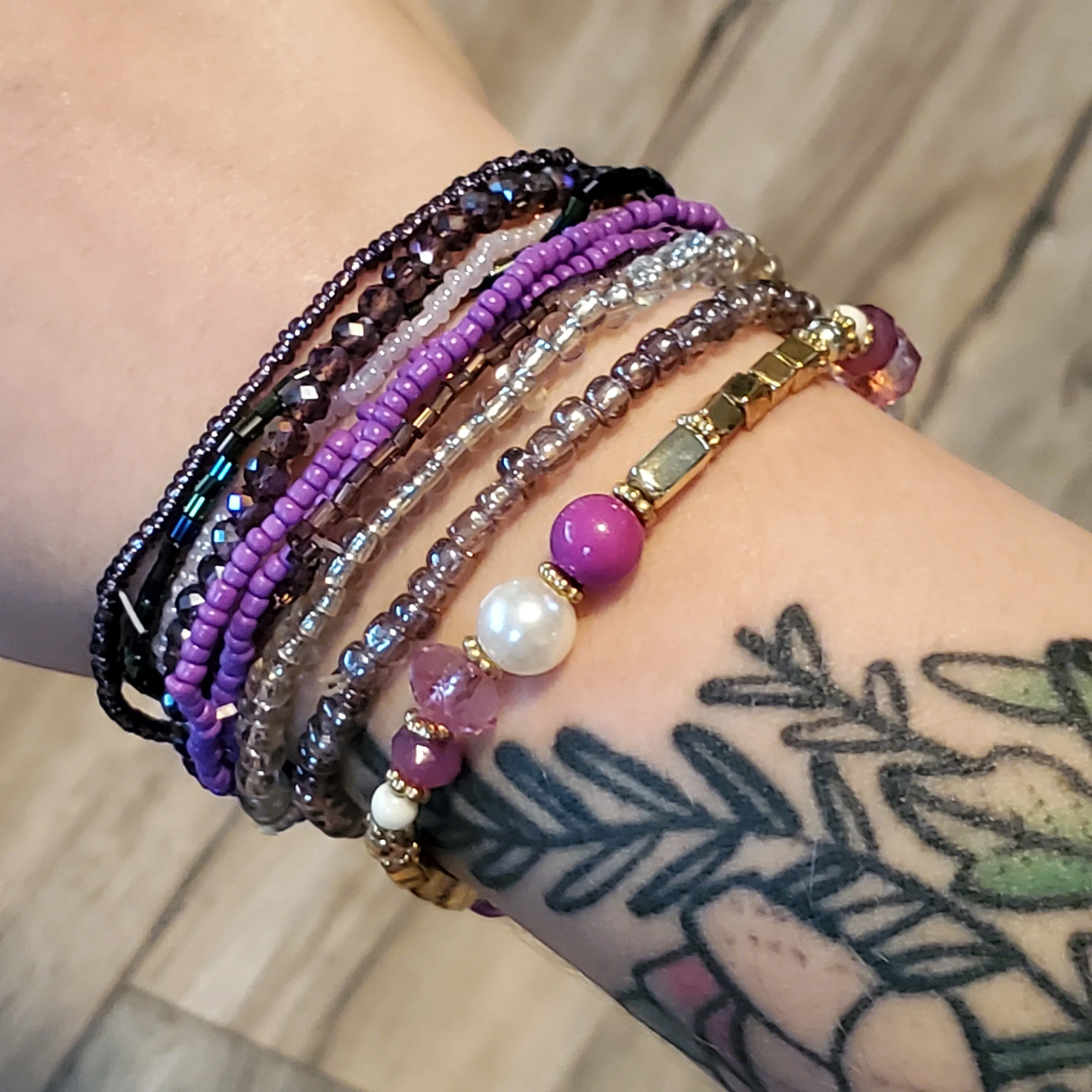 10 Strand Bracelet Stack
