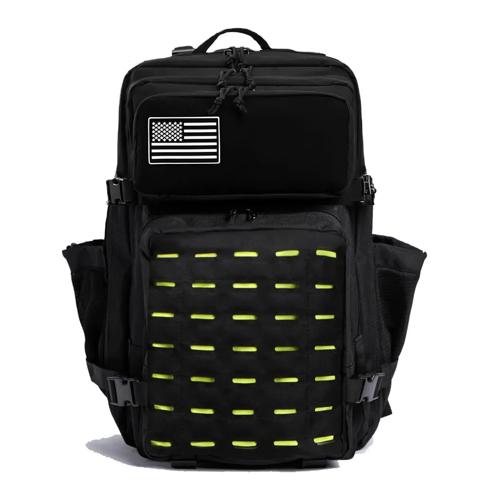 25L/50L Tactical Backpack Bag Hunting MOLLE Backpack GYM For Men EDC Outdoor Hiking Rucksack Witch 2 Bottle Holders