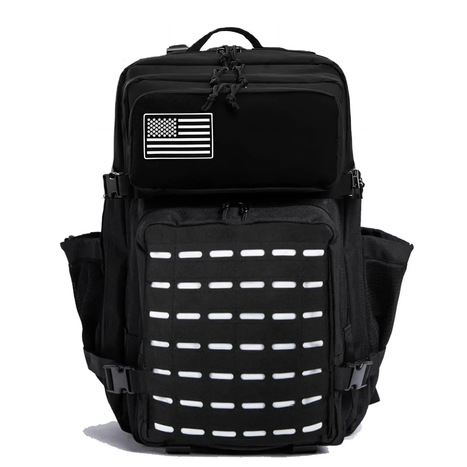 25L/50L Tactical Backpack Bag Hunting MOLLE Backpack GYM For Men EDC Outdoor Hiking Rucksack Witch 2 Bottle Holders