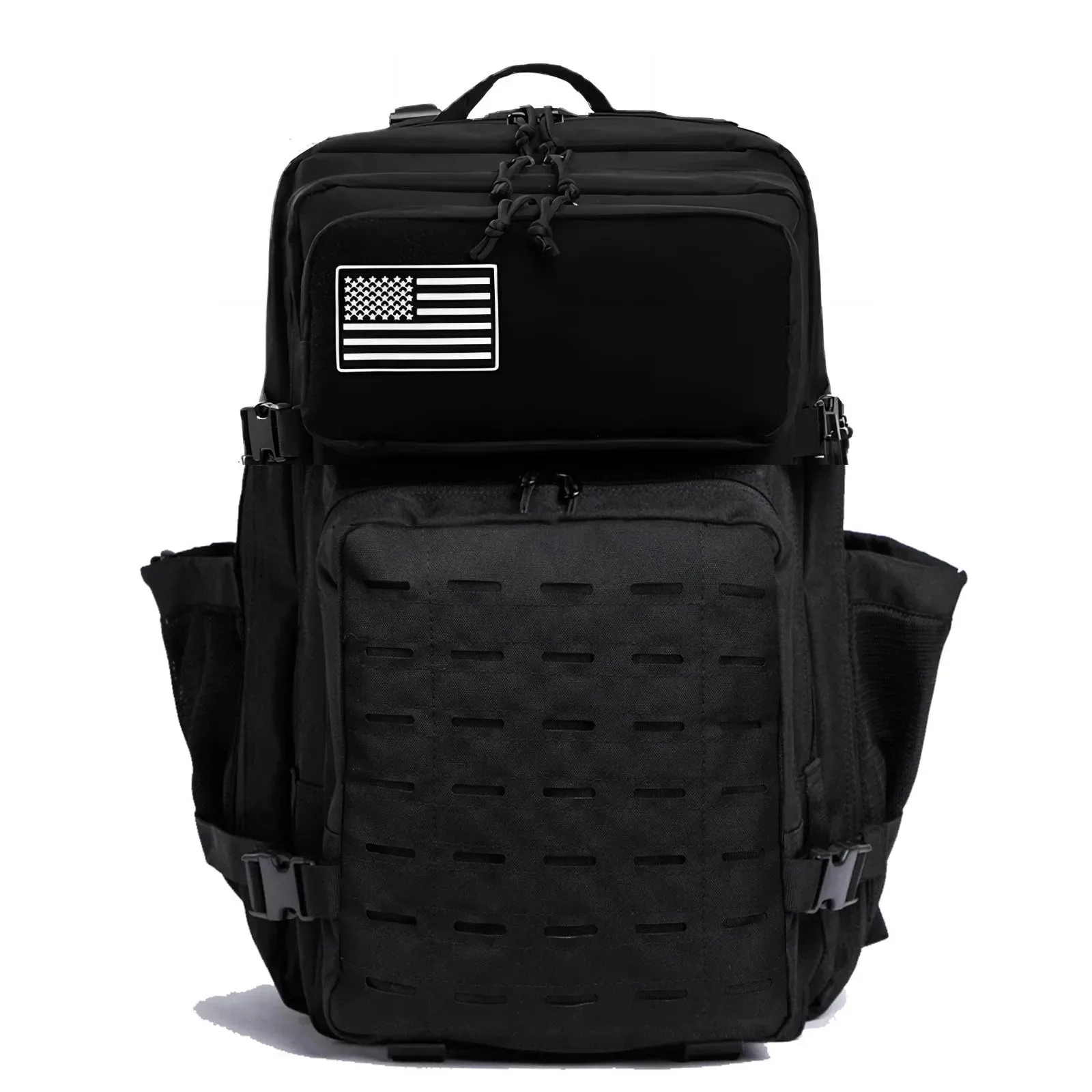 25L/50L Tactical Backpack Bag Hunting MOLLE Backpack GYM For Men EDC Outdoor Hiking Rucksack Witch 2 Bottle Holders