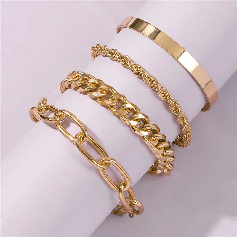 30 Pieces) Solid Color Bracelets Set