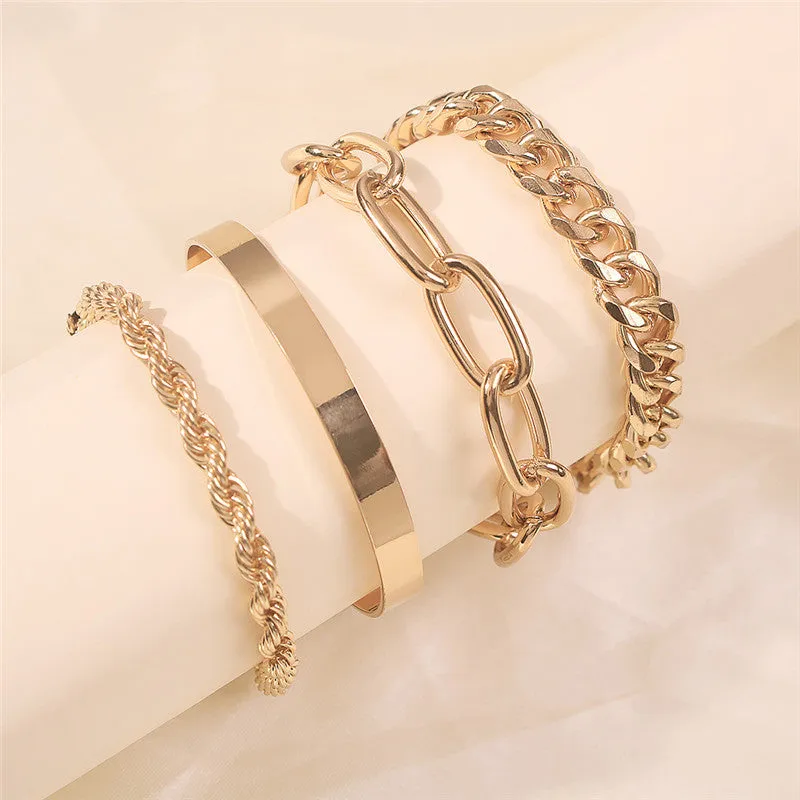 30 Pieces) Solid Color Bracelets Set