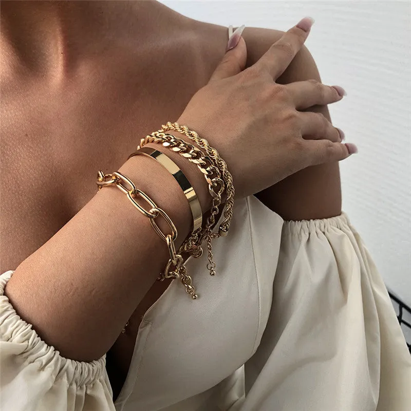 30 Pieces) Solid Color Bracelets Set