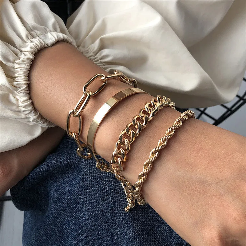 30 Pieces) Solid Color Bracelets Set