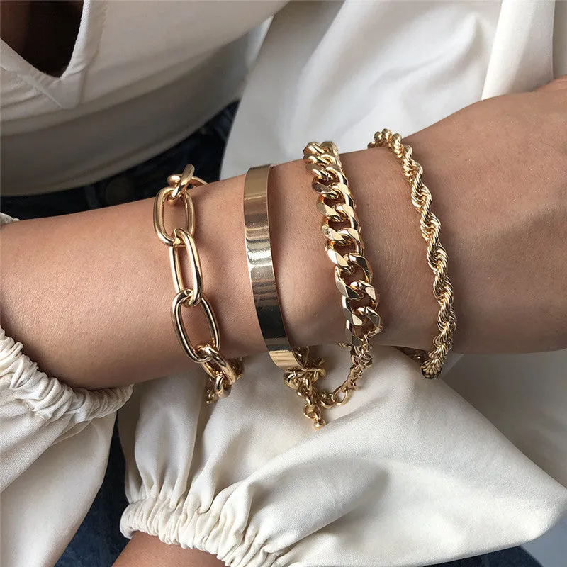 30 Pieces) Solid Color Bracelets Set