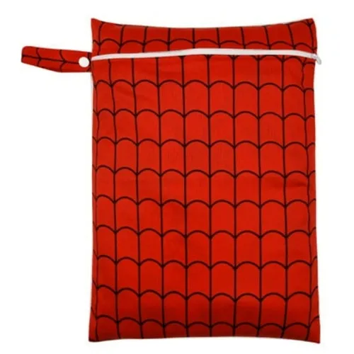 30*40cm PUL printed single pocket diaper bag, waterproof wet bag, baby