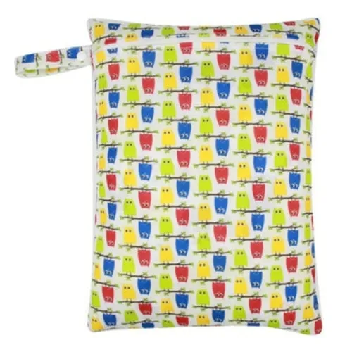 30*40cm PUL printed single pocket diaper bag, waterproof wet bag, baby
