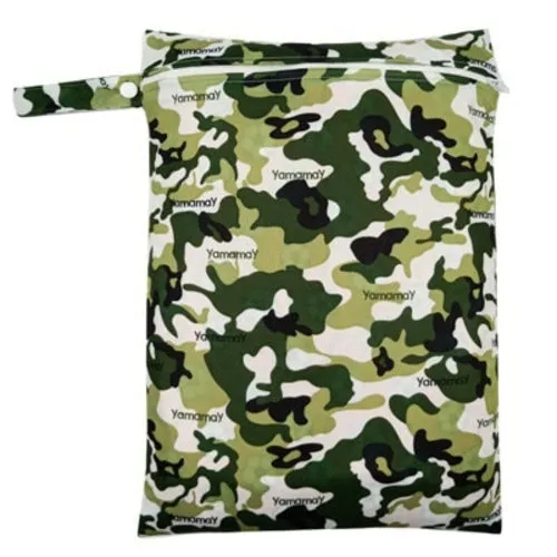 30*40cm PUL printed single pocket diaper bag, waterproof wet bag, baby