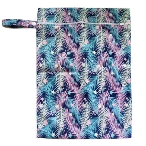 30*40cm PUL printed single pocket diaper bag, waterproof wet bag, baby