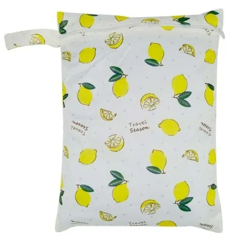 30*40cm PUL printed single pocket diaper bag, waterproof wet bag, baby