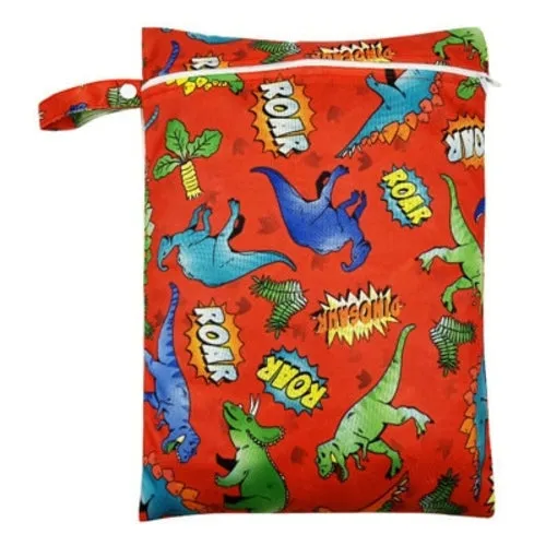 30*40cm PUL printed single pocket diaper bag, waterproof wet bag, baby