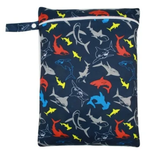 30*40cm PUL printed single pocket diaper bag, waterproof wet bag, baby