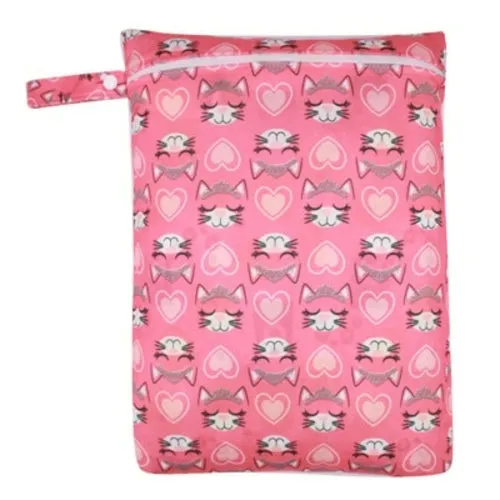 30*40cm PUL printed single pocket diaper bag, waterproof wet bag, baby