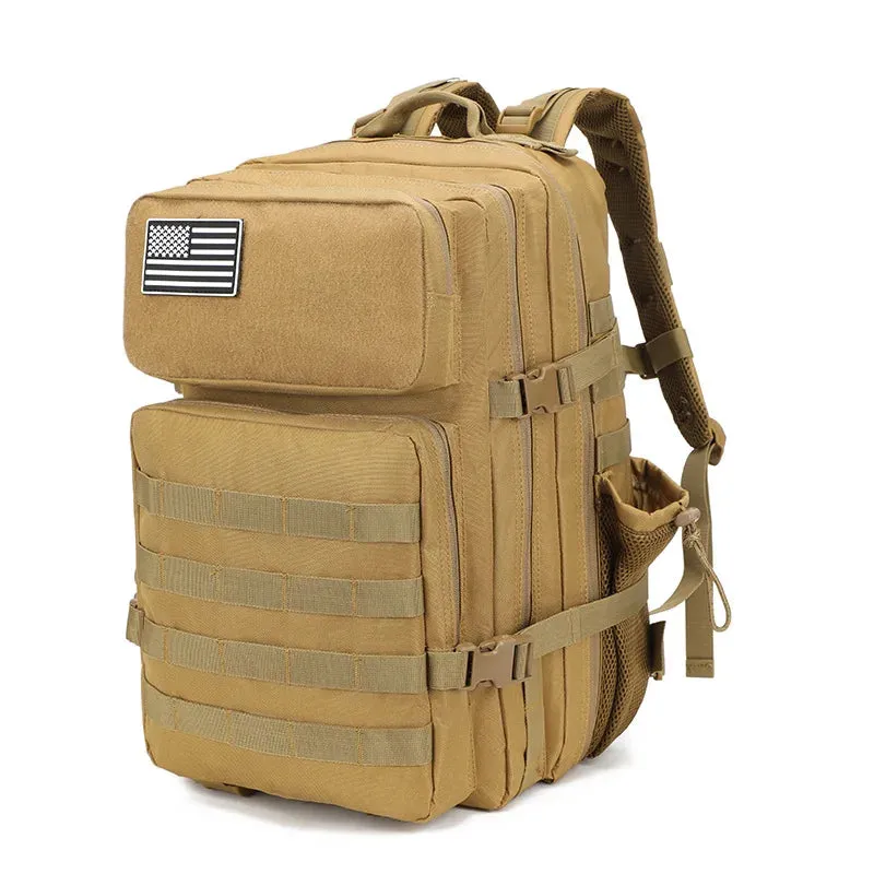 45L 3P Tactical Backpack Hiking Bag Pack Molle Outdoor Backpack Waterproof Climbing Rucksack Camping Hiking Bag Trekking Mochila