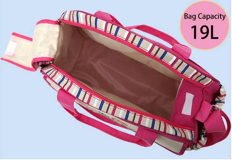 5 PCS/SET Waterproof Baby Diaper Shoulder & Stroller Bag
