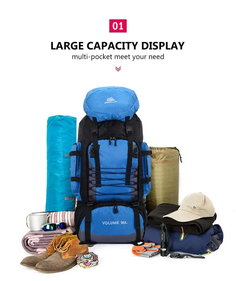 90L and 80L Hiking Camping Backpack