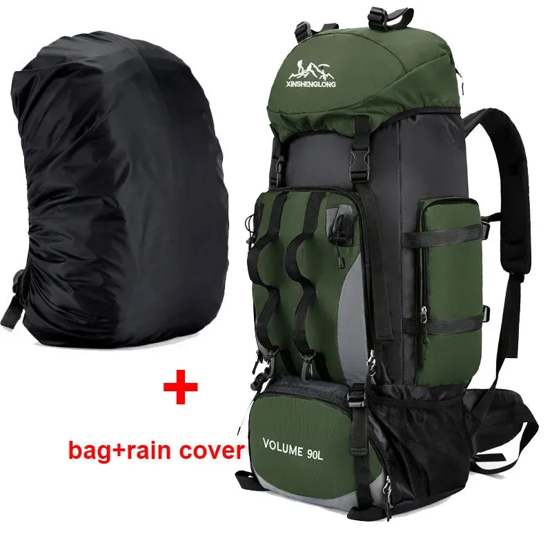 90L Waterproof Large Capacity Backpack