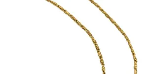 AD 14KY 1MM RASO CHAIN 16"