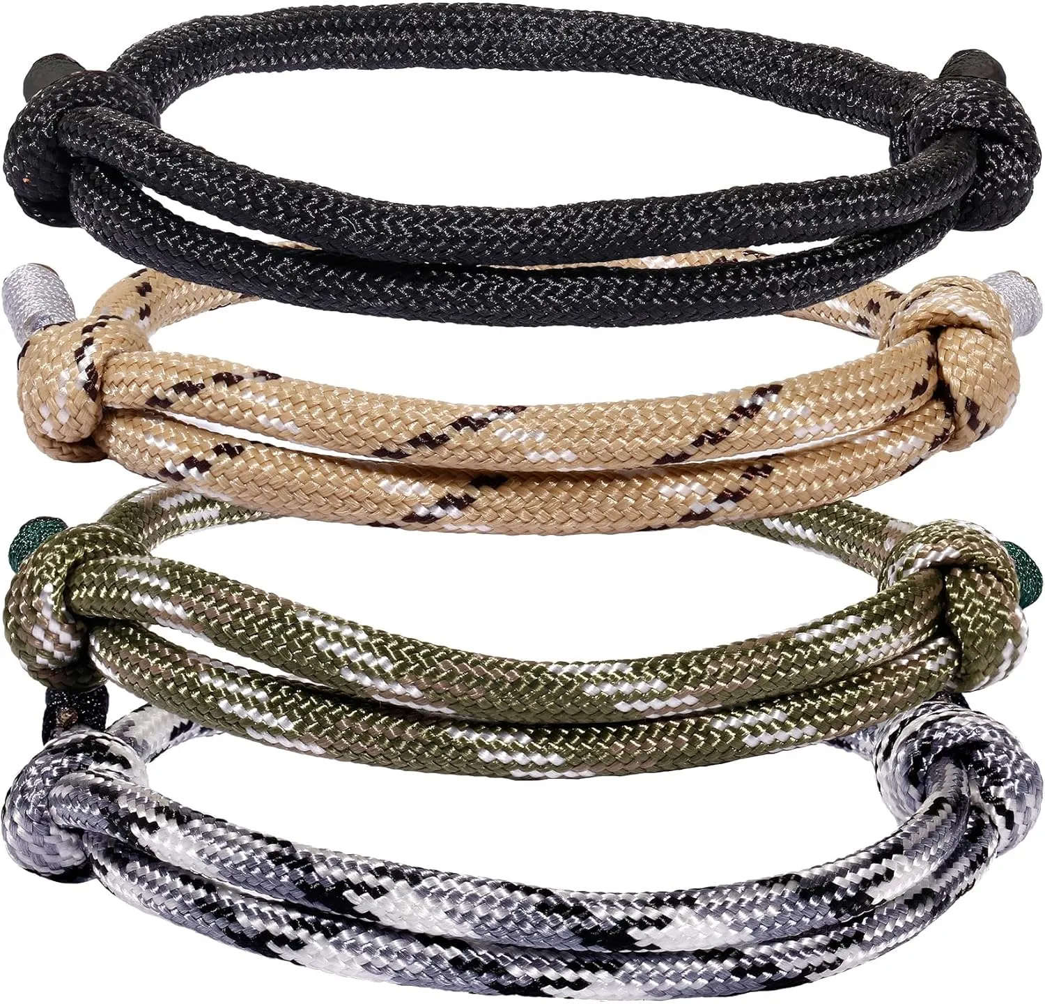 Adjustable Handmade Friendship Bracelet Set for Outdoor Adventures - Lightock