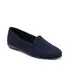 Aerosoles Betunia Flat Navy Faux Suede