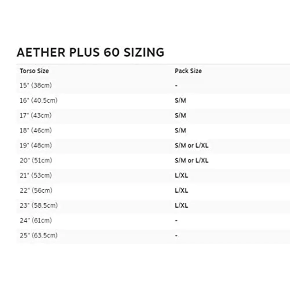 Aether Plus 60 Men's Backpack