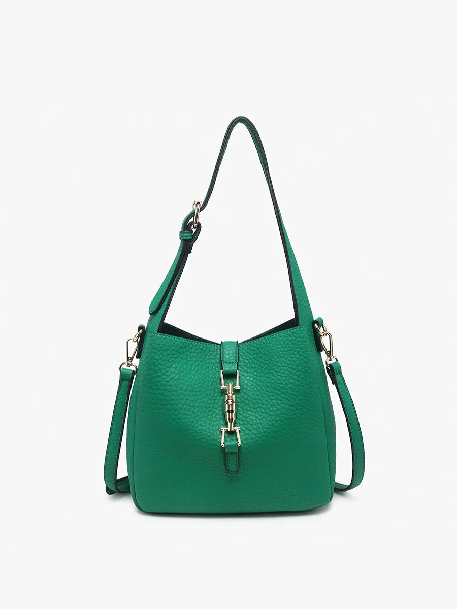 Agnes Classic Satchel w/ Press Lock & Inner Bag M2610