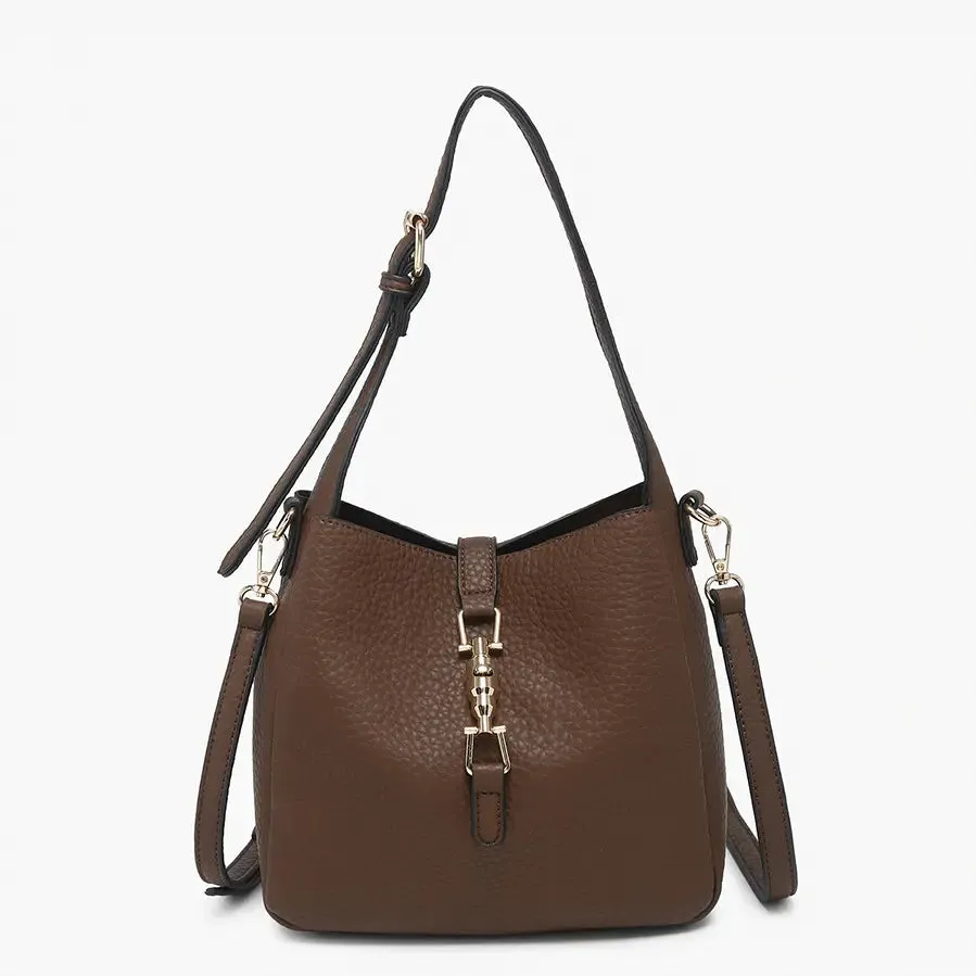 Agnes Classic Satchel w/ Press Lock & Inner Bag M2610
