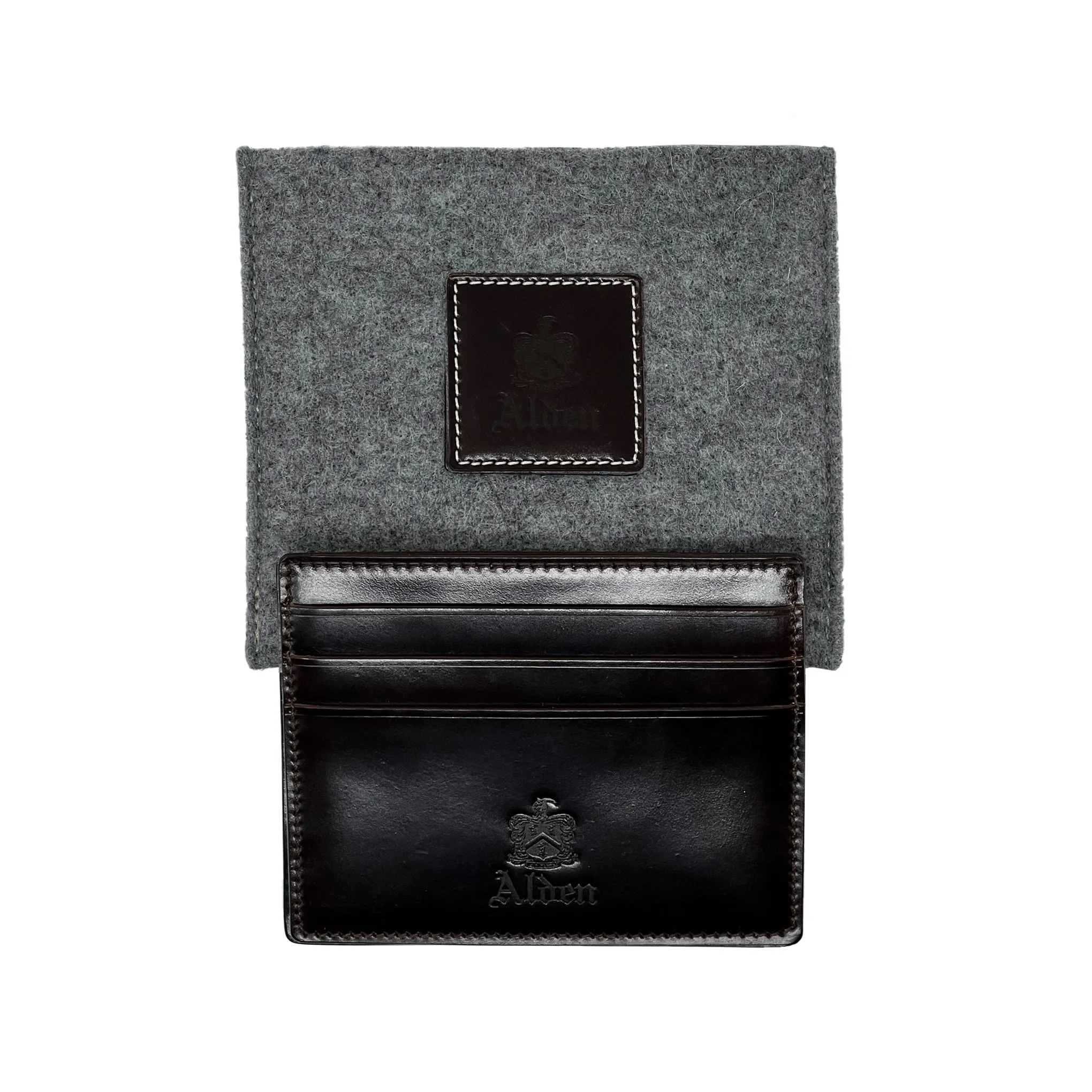 ALDEN Color 8 Shell Cordovan Credit Card Wallet