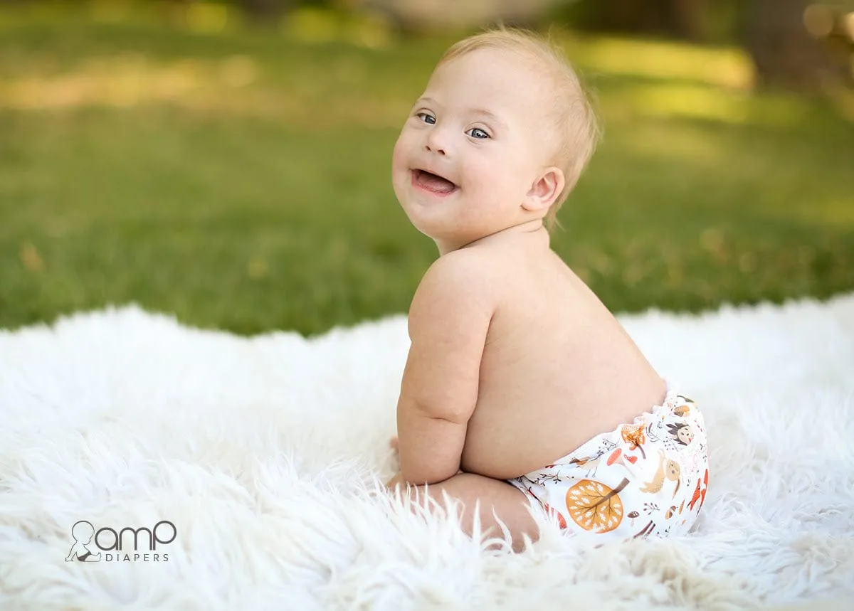 AMP Diapers One Size Duo Pocket Diaper - Woodland Babies