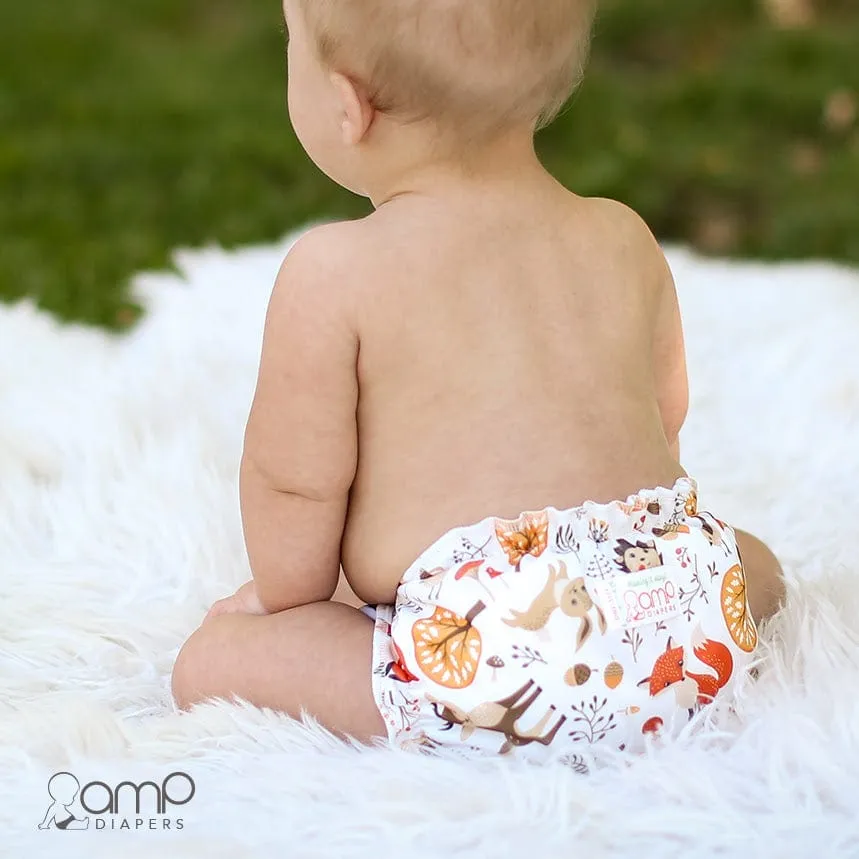 AMP Diapers One Size Duo Pocket Diaper - Woodland Babies
