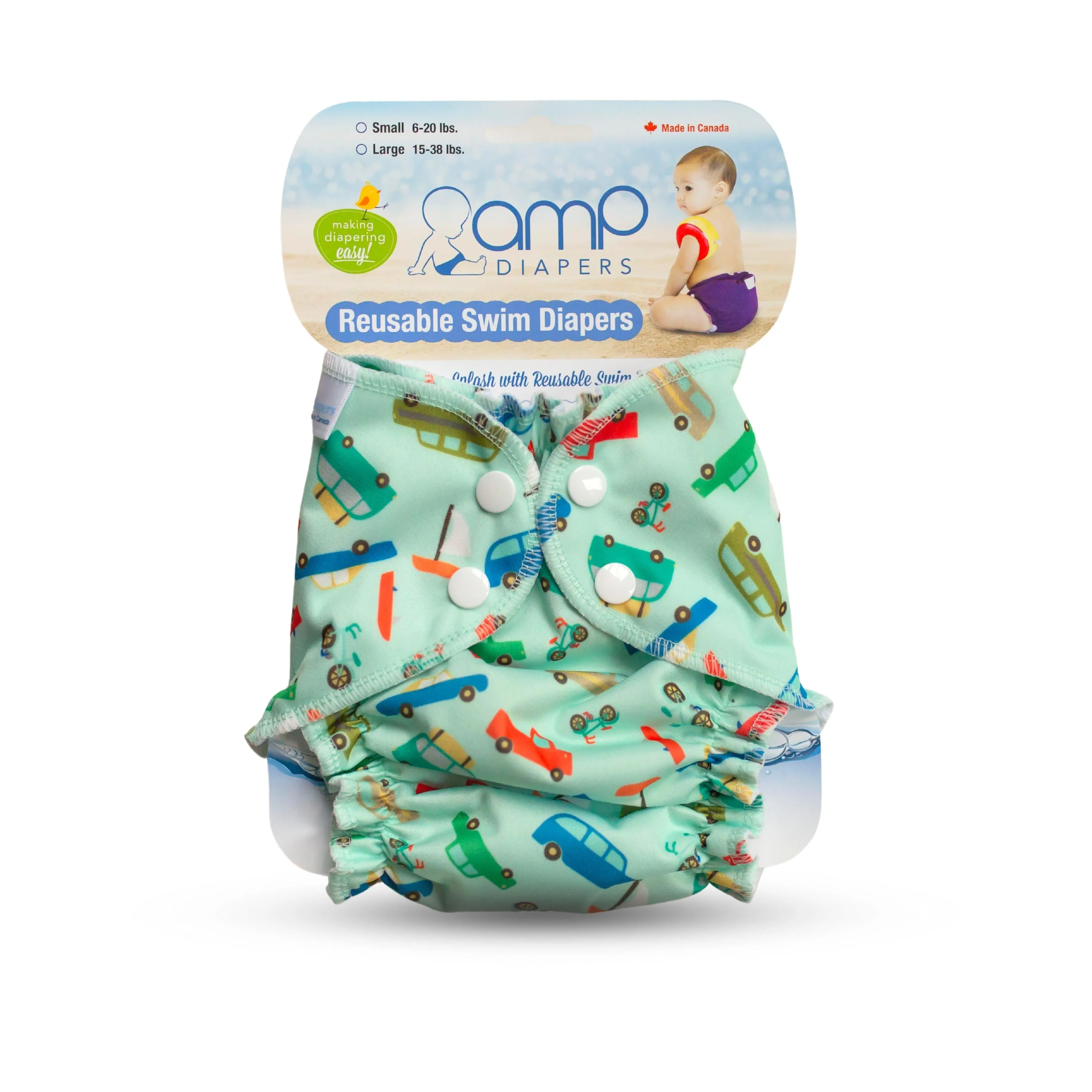 AMP Swim Diaper - SMALL (6-20lbs)