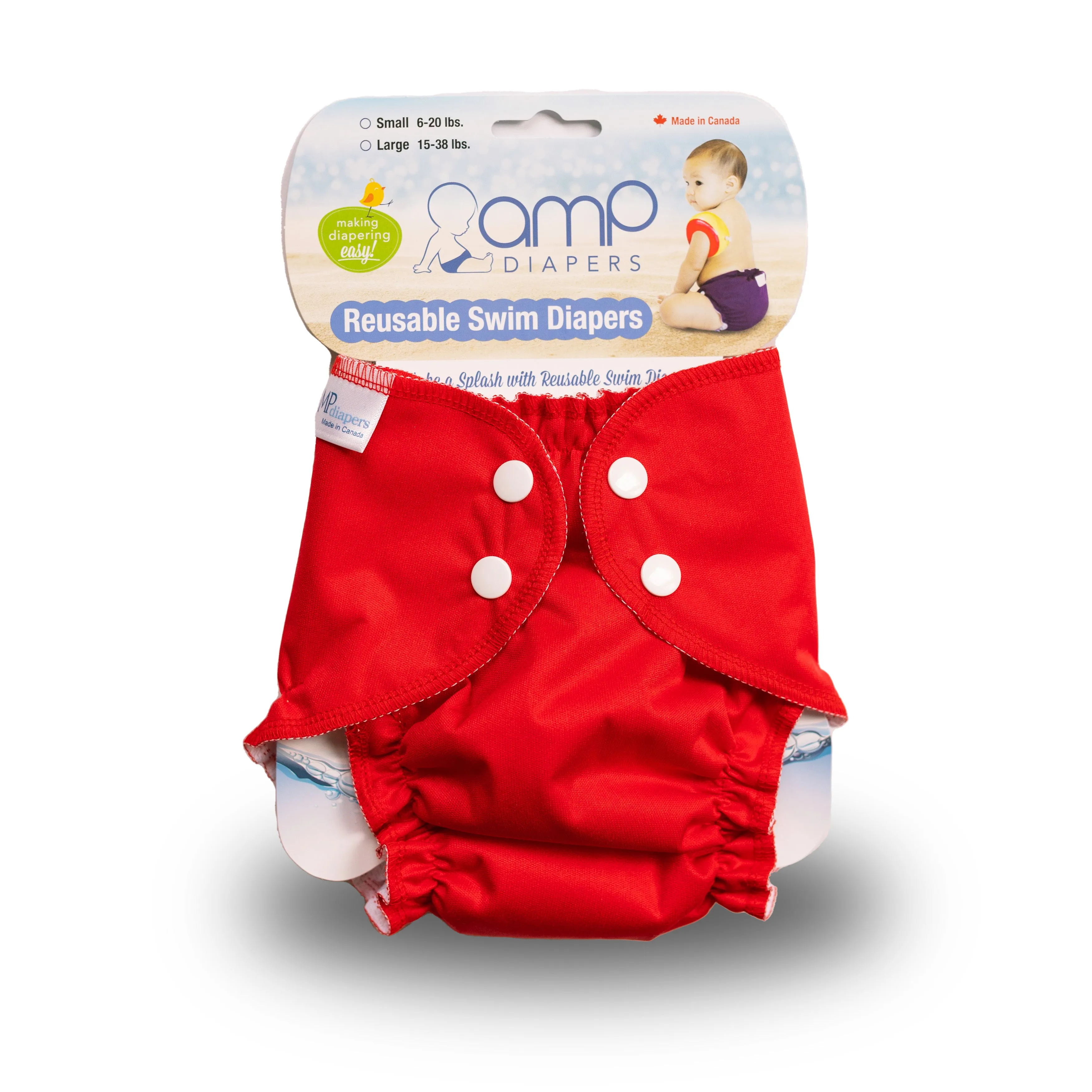 AMP Swim Diaper - SMALL (6-20lbs)