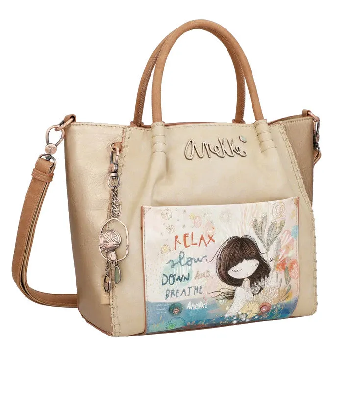 Anekke Mediterranean Two Handle Tote Handbag