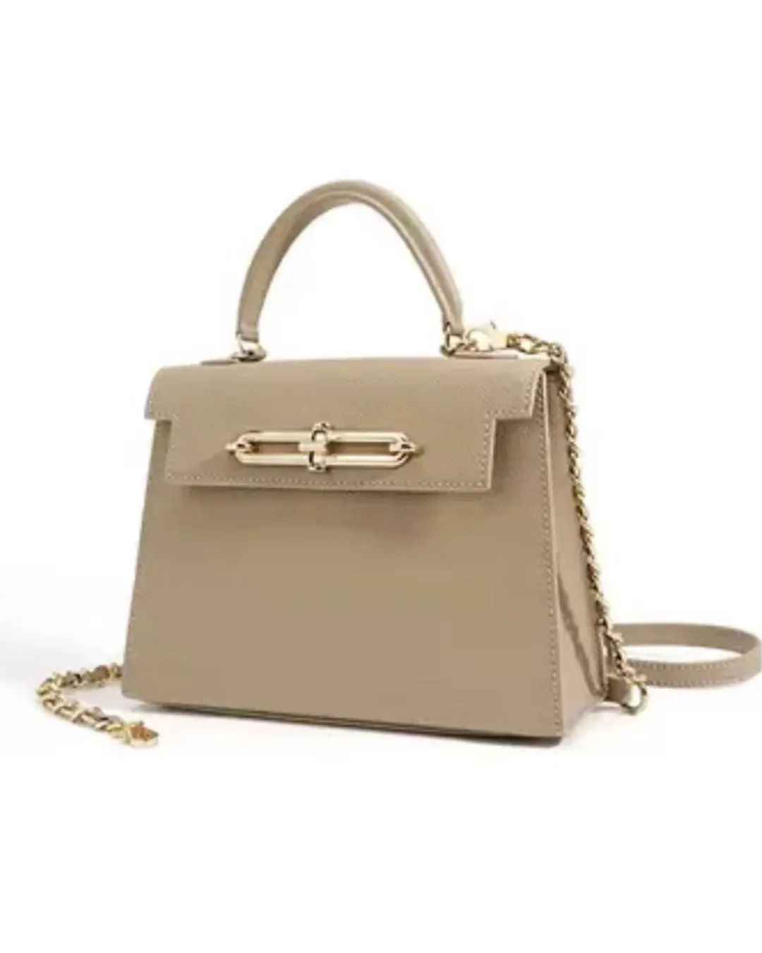 Anna Leather Satchel Bag