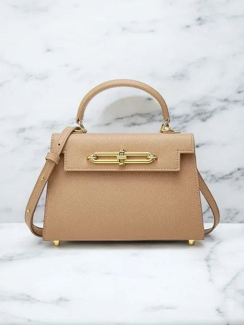 Anna Leather Satchel Bag