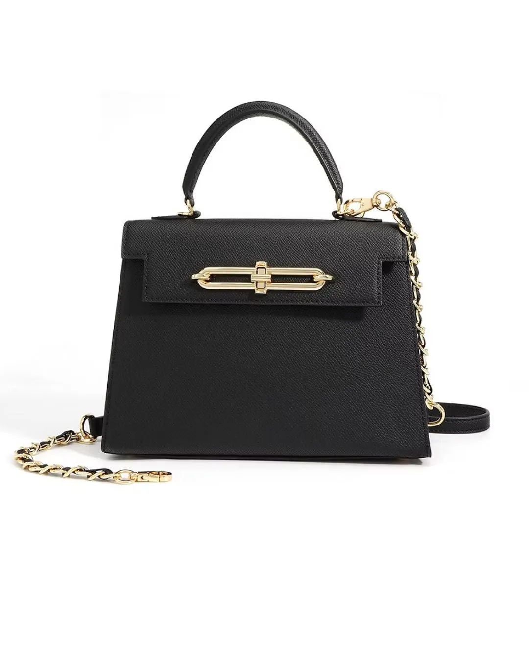 Anna Leather Satchel Bag