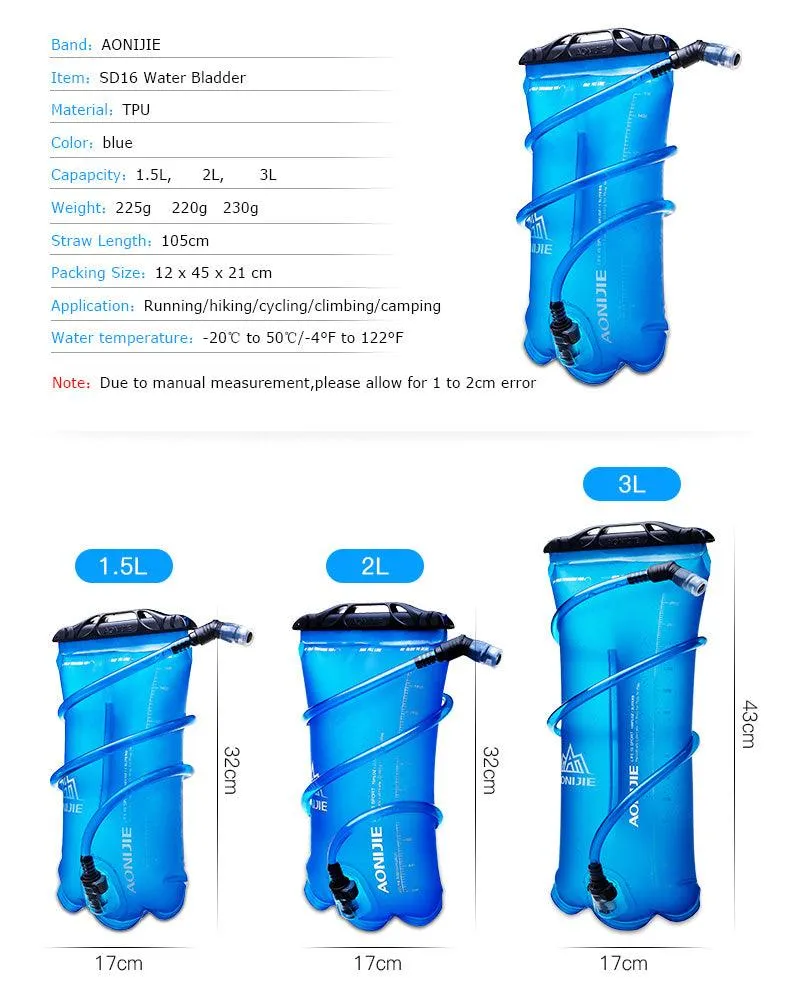 AONIJIE SD16 Water Bladder 3L