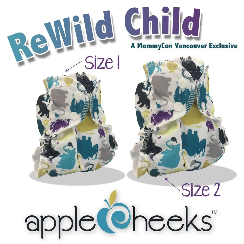 AppleCheeks Envelope Diaper Cover - Size 1