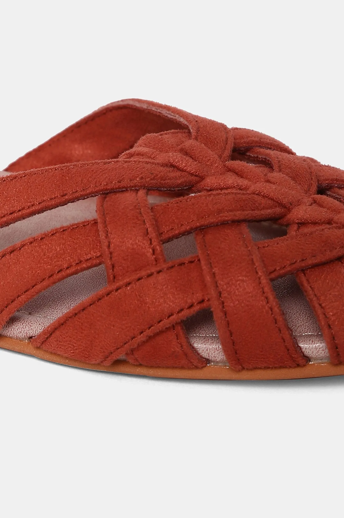 AURELIA RUST Almond Toe Flat-ZFAYE