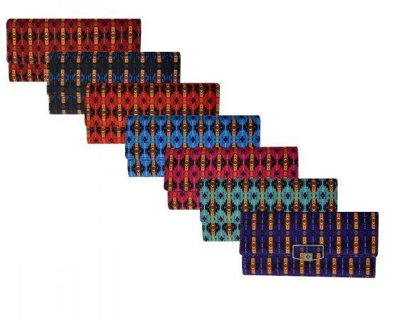 Aztec print with snap closure