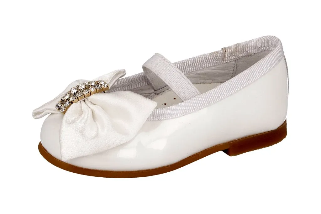 Baby Girl Ballerina Patent Shoes with Bows