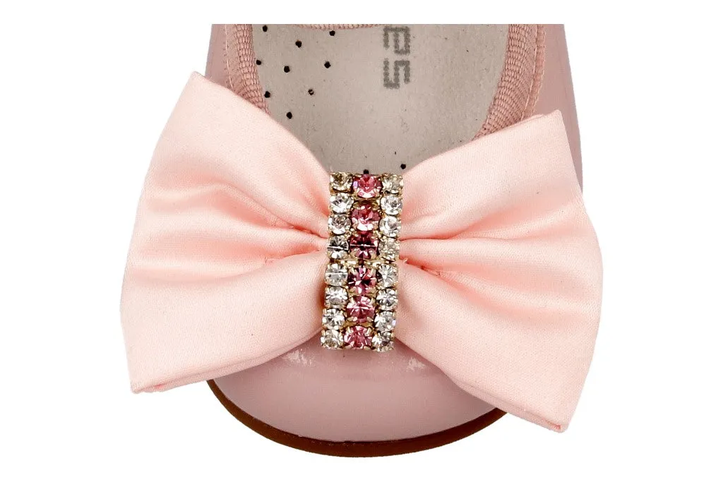 Baby Girl Ballerina Patent Shoes with Bows