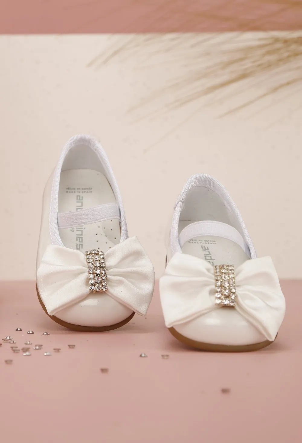 Baby Girl Ballerina Patent Shoes with Bows