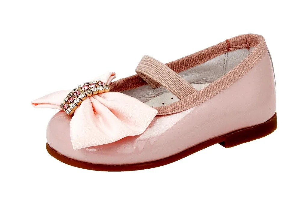 Baby Girl Ballerina Patent Shoes with Bows