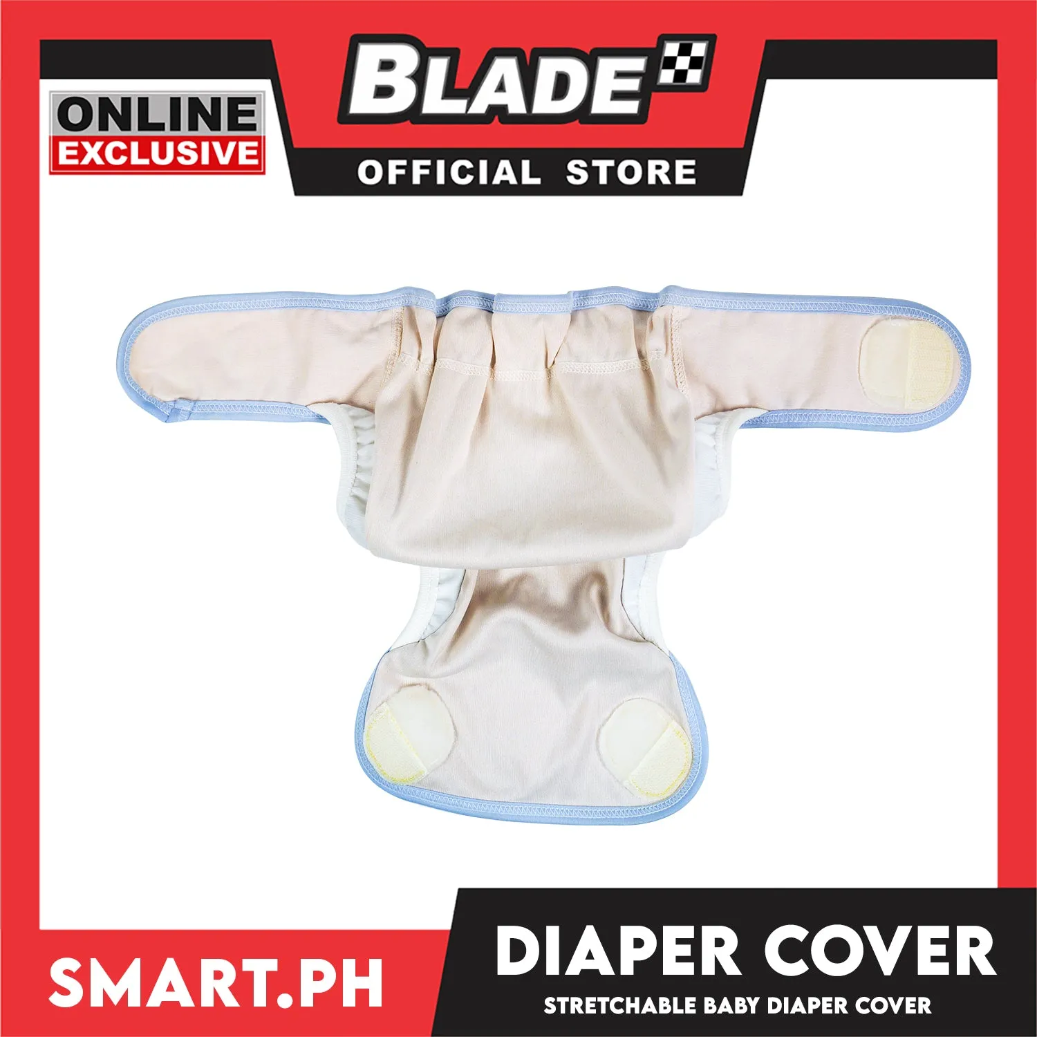 Baby Reusable and Washable Adjustable Diaper Cover (Blue)