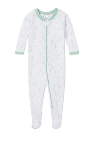 Baby Sleeper in Parisian Green Dreamy Star