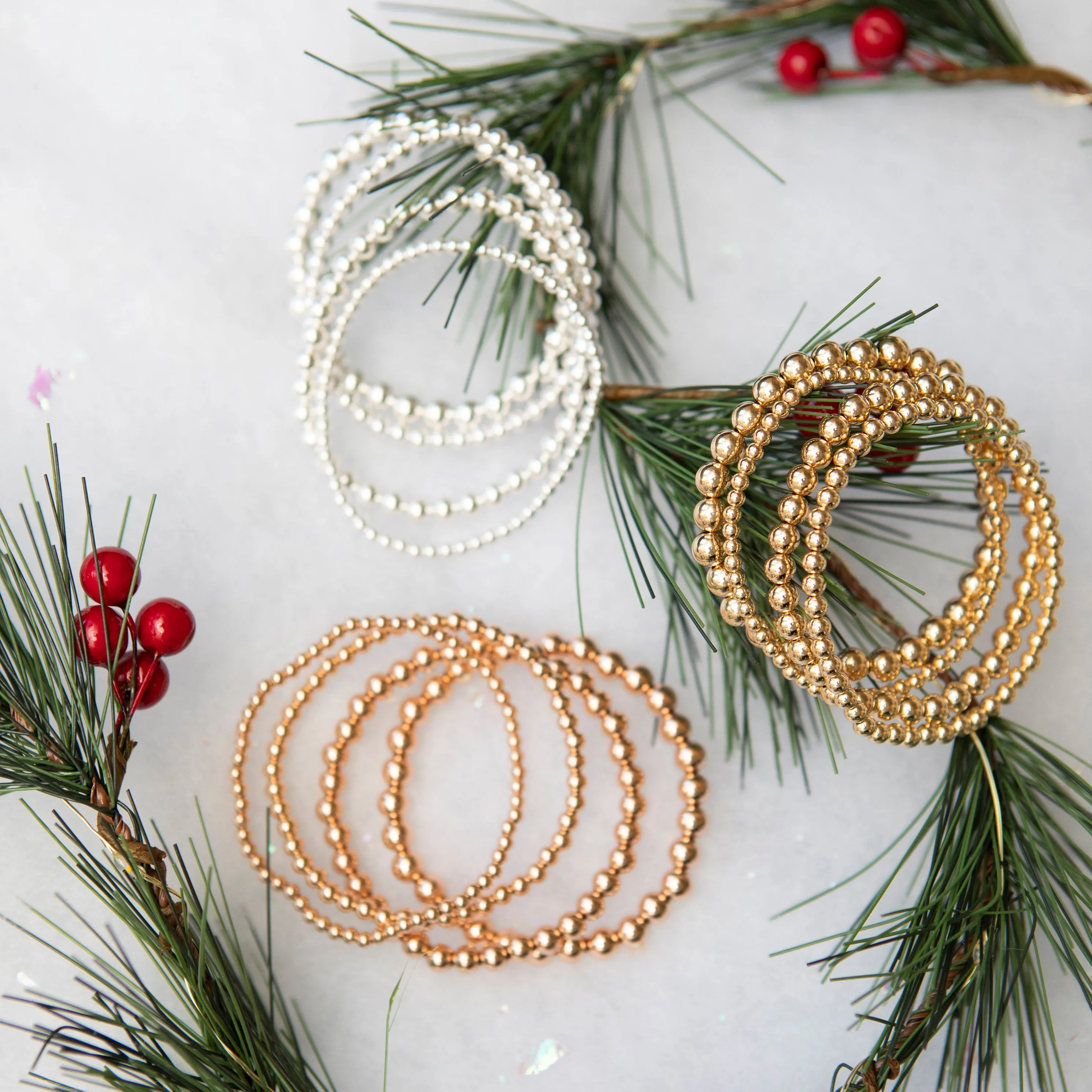 BALL BRACELET STACKING SET