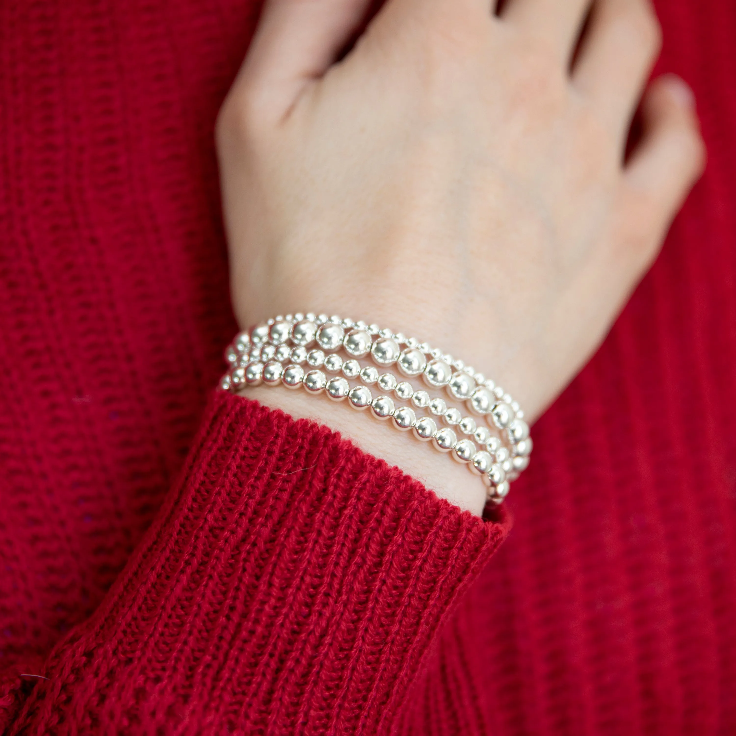 BALL BRACELET STACKING SET